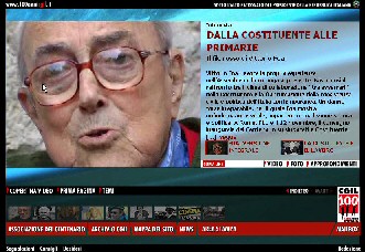 Il sito della CGIL in occasione dei 100 anni